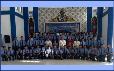 SMA Negeri 5 Palangka Raya Gelar Kemah Pelantikan Paskibra